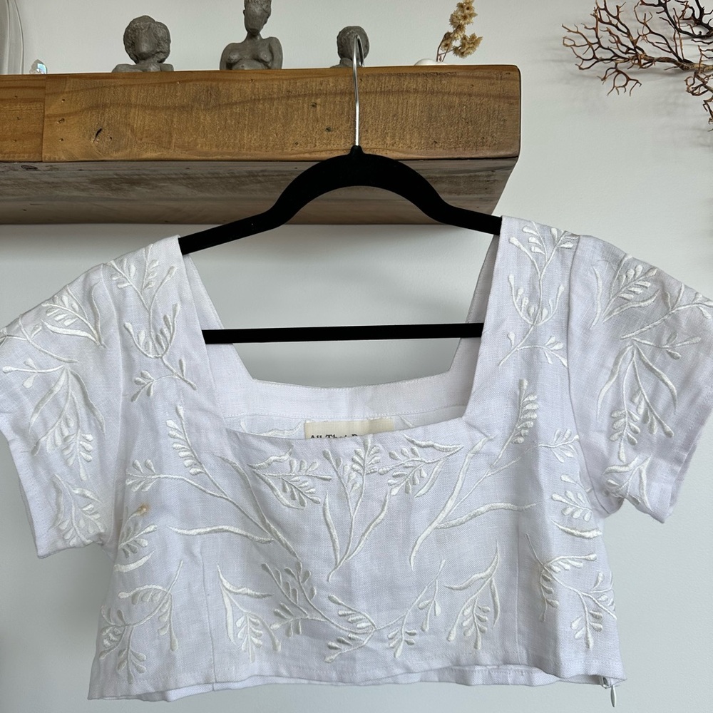 ALL THAT REMAINS LIMITED EDITION juniper top size 10 AUS us size 6
